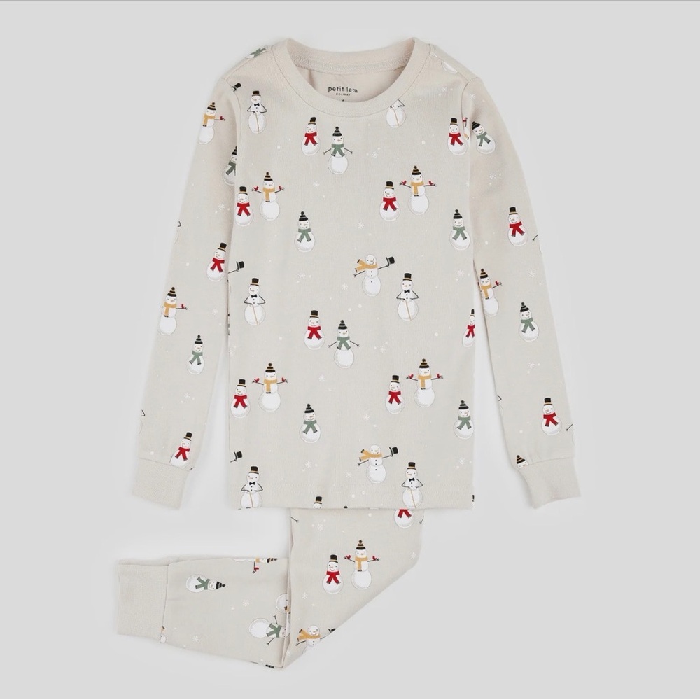 Petit Lem Frosty Festivities Pajama Set